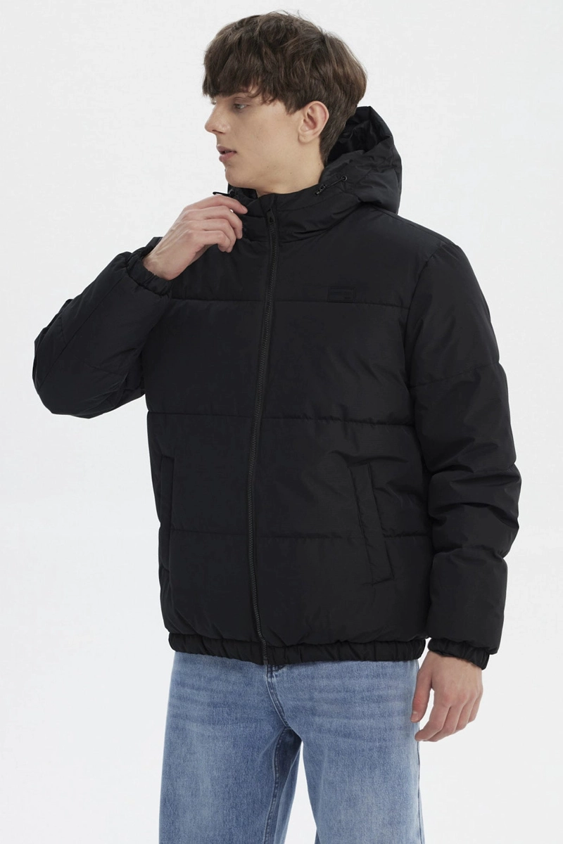 PARKA HOMBRE SLIM NEGRO - 2