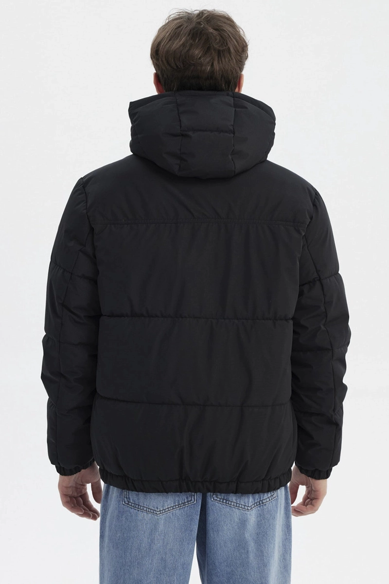PARKA HOMBRE SLIM NEGRO - 3