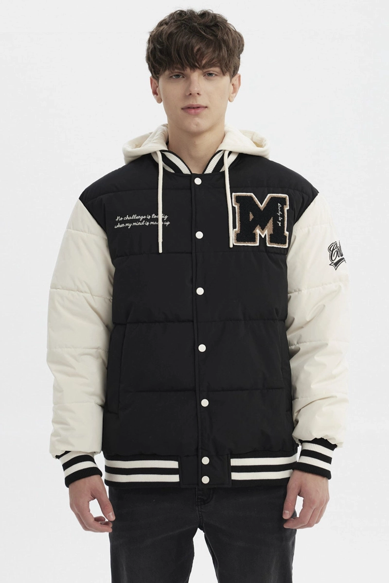 PARKA HOMBRE SLIM NEGRO - 1