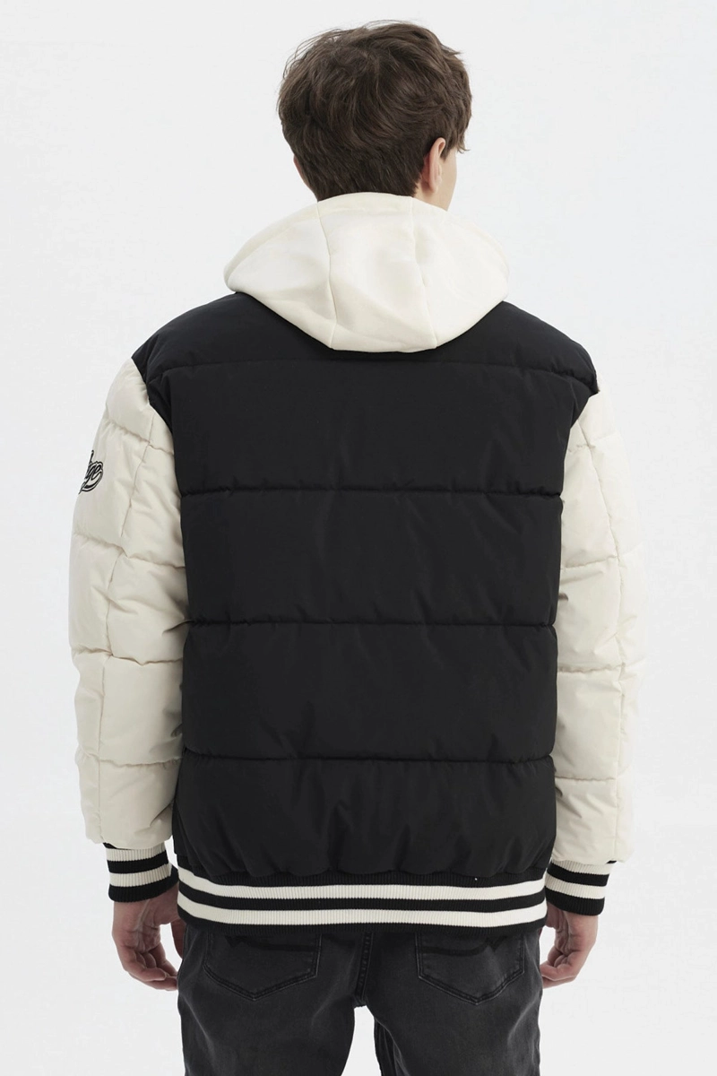 PARKA HOMBRE SLIM NEGRO - 3