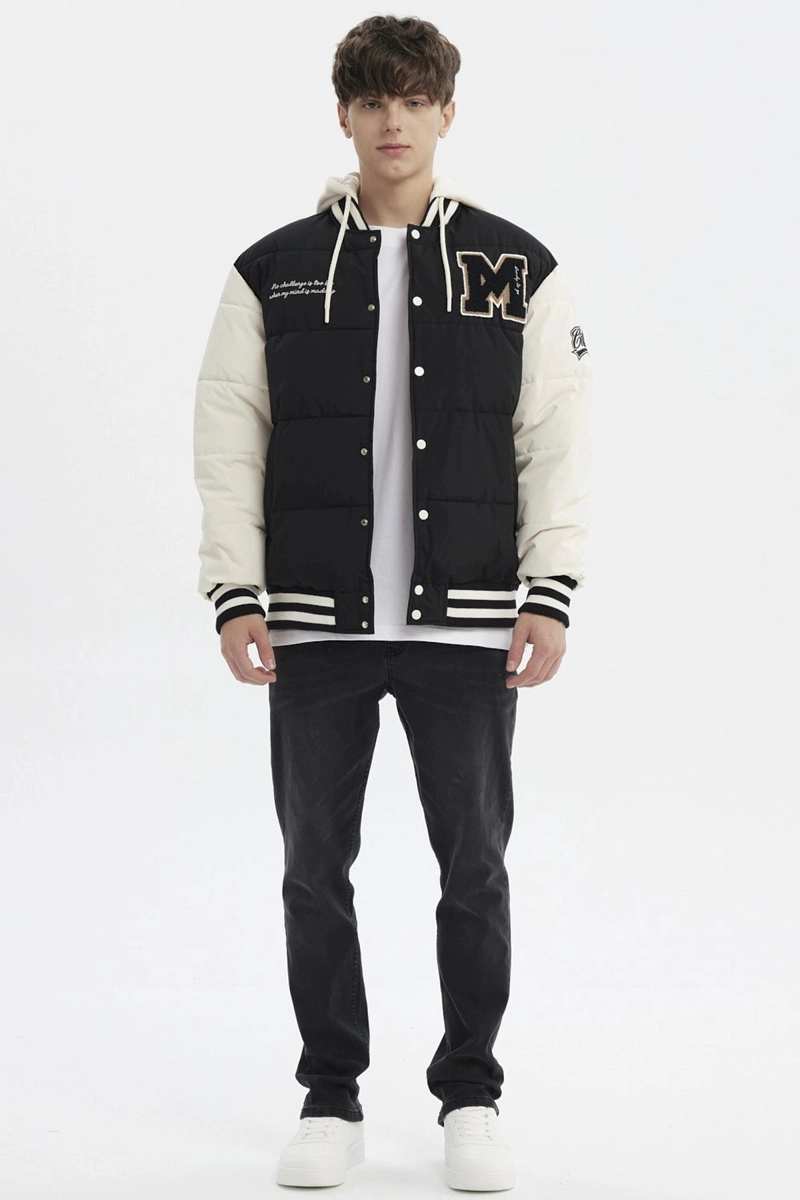 PARKA HOMBRE SLIM NEGRO - 4