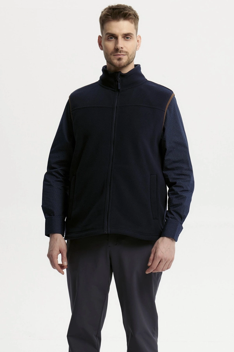 POLAR HOMBRE BASICO AZUL - 1