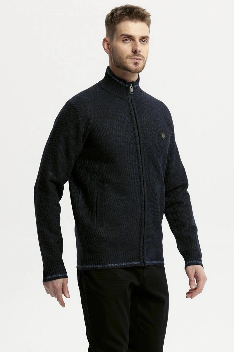 SWEATER HOMBRE SLIM AZUL MARINO - 2