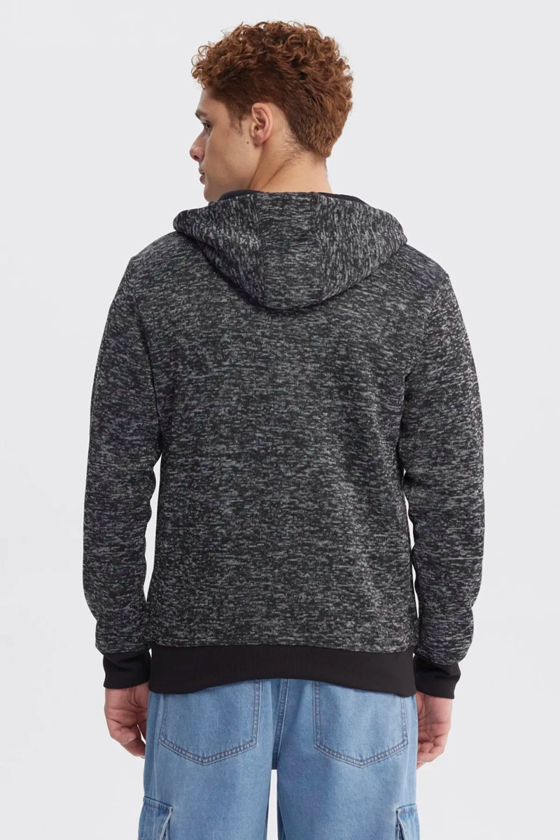 POLAR HOMBRE HOODIE NEGRO - 3