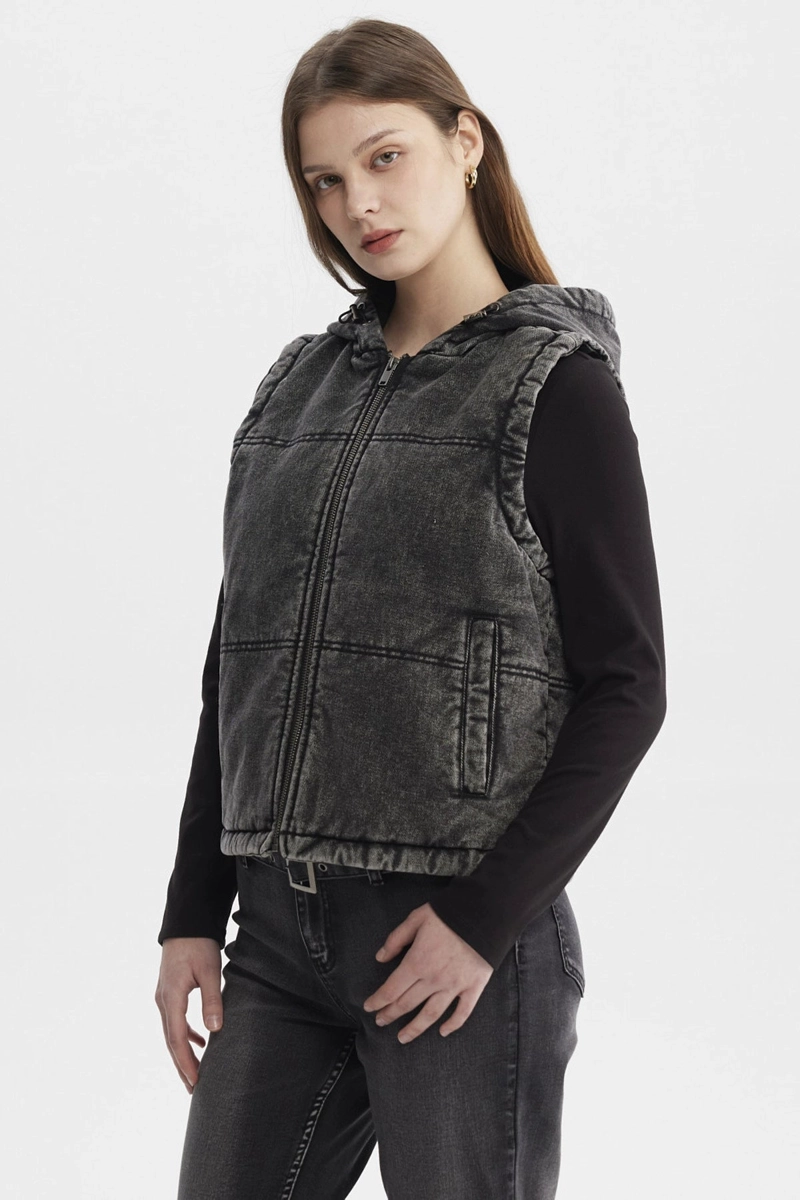 CHAQUETA MUJER ABRIL NEGRO - 2