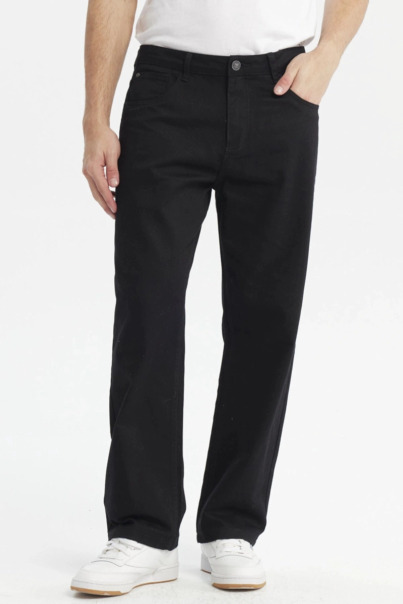 JEANS HOMBRE 650 COLOR CALCE RECTO NEGRO - 1