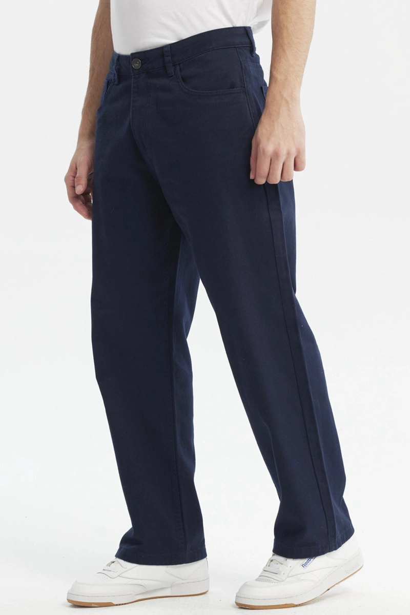 JEANS HOMBRE 650 COLOR CALCE RECTO AZUL MARINO - 2