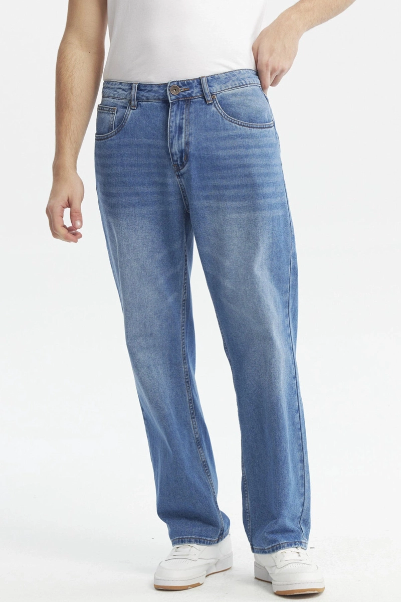 JEANS HOMBRE 643 CALCE RECTO AZUL - 1