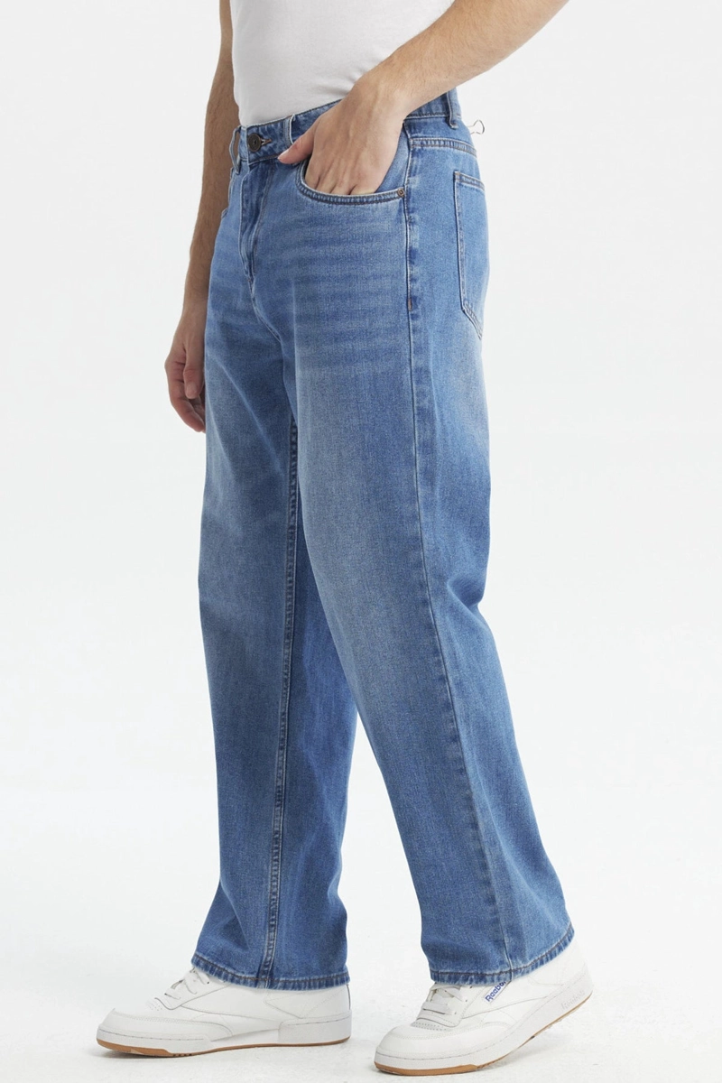JEANS HOMBRE 643 CALCE RECTO AZUL - 2