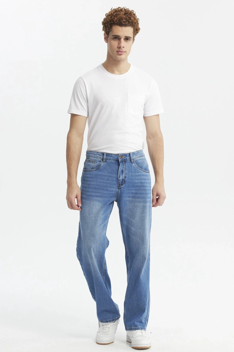 JEANS HOMBRE 643 CALCE RECTO AZUL - 4