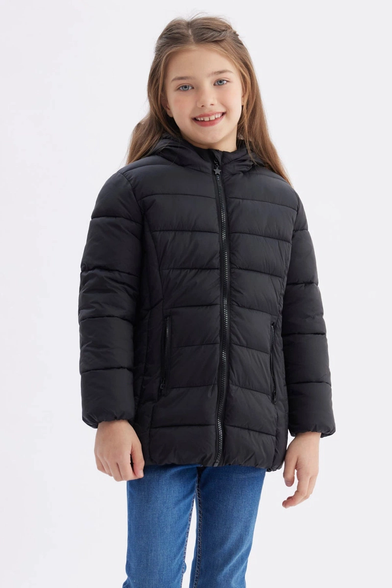 PARKA NIÑA TODDLER NEGRO - 1