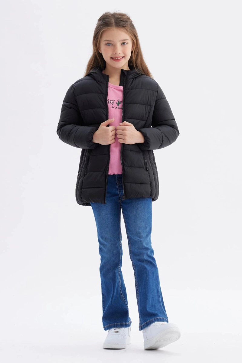 PARKA NIÑA TODDLER NEGRO - 4