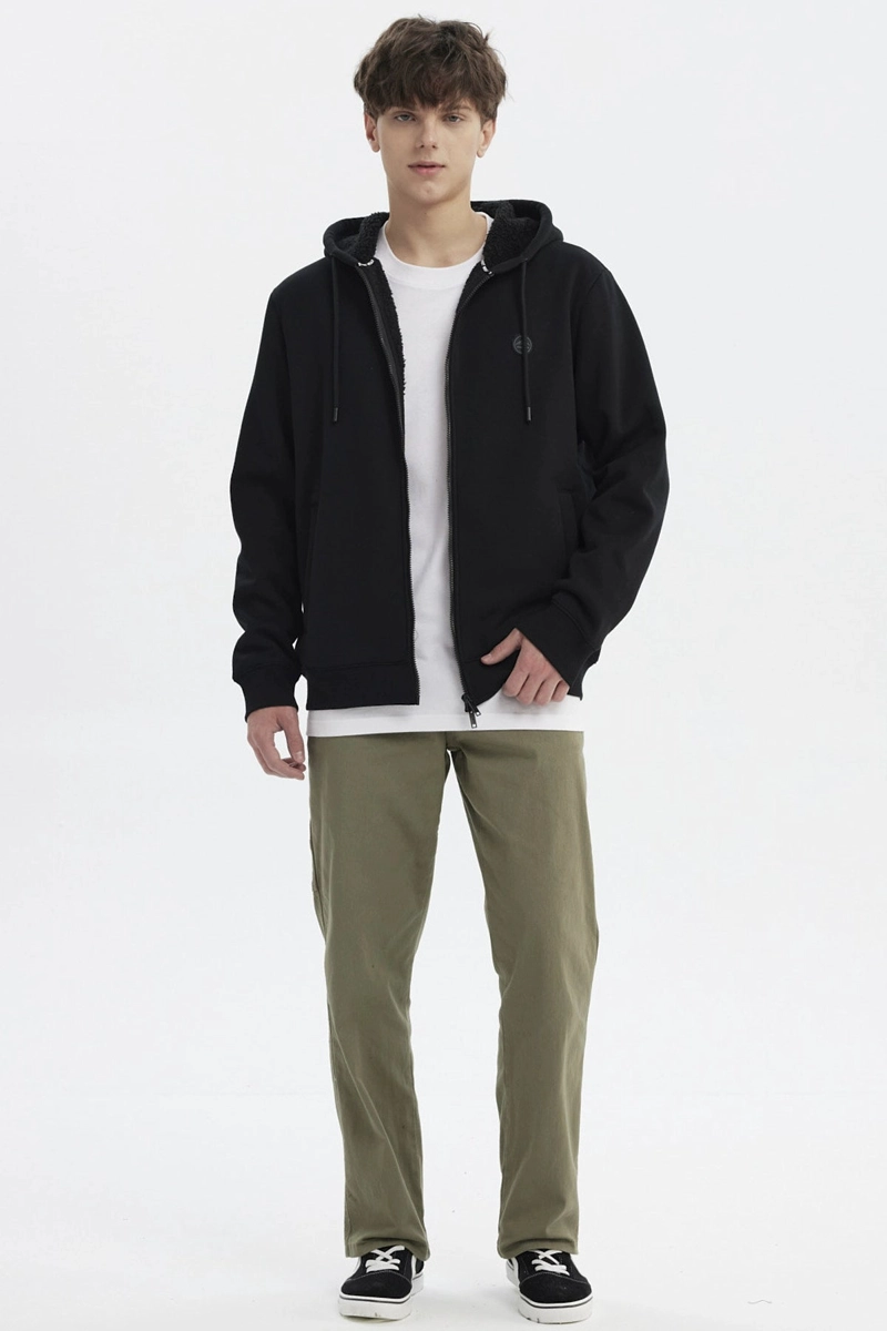 POLERON HOMBRE SLIM NEGRO - 4