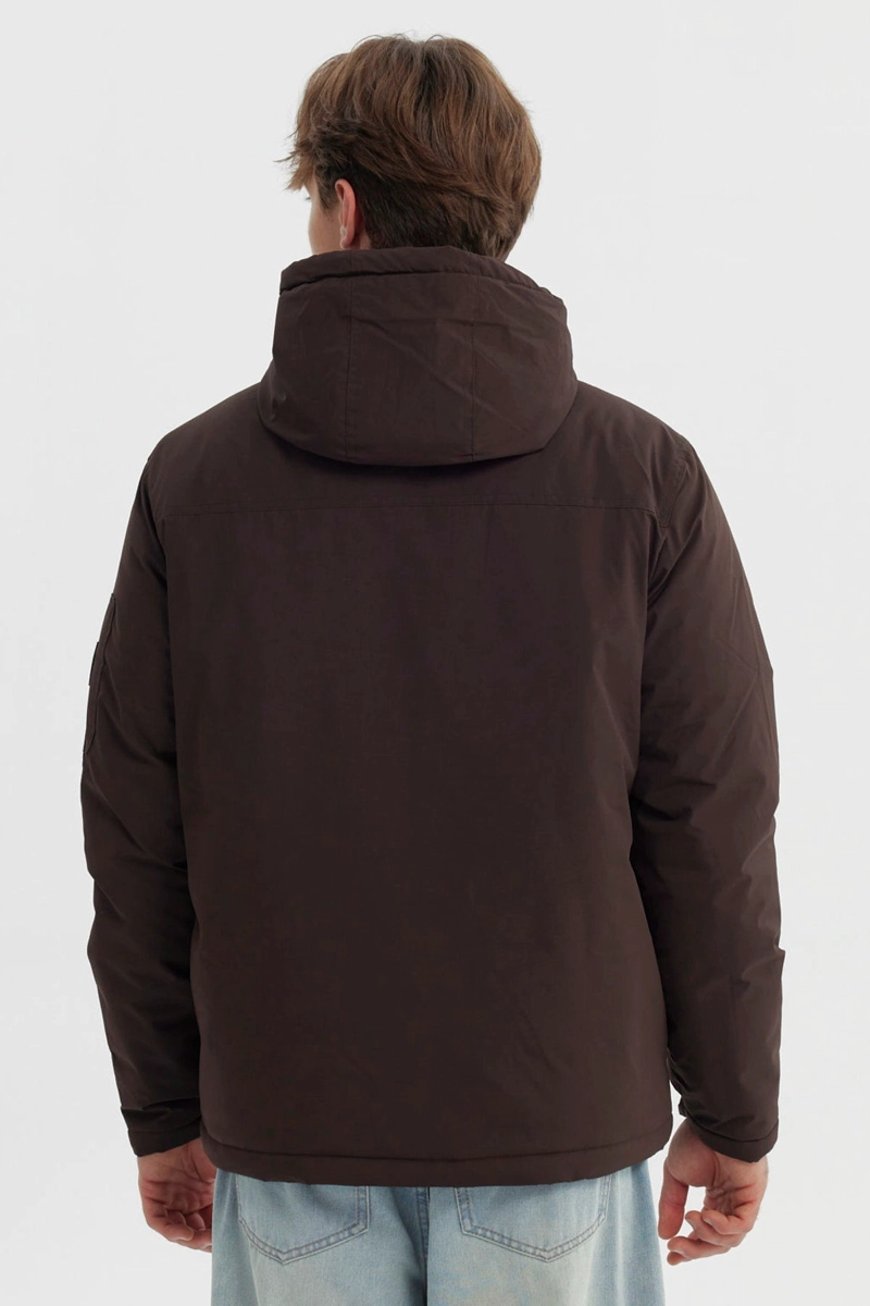 PARKA HOMBRE SLIM CHOCOLATE - 3
