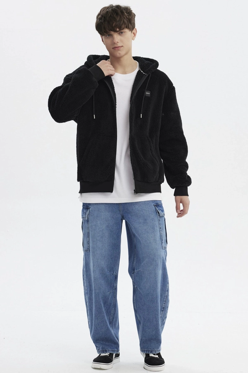 POLAR HOMBRE JUVENIL SLIM NEGRO - 4
