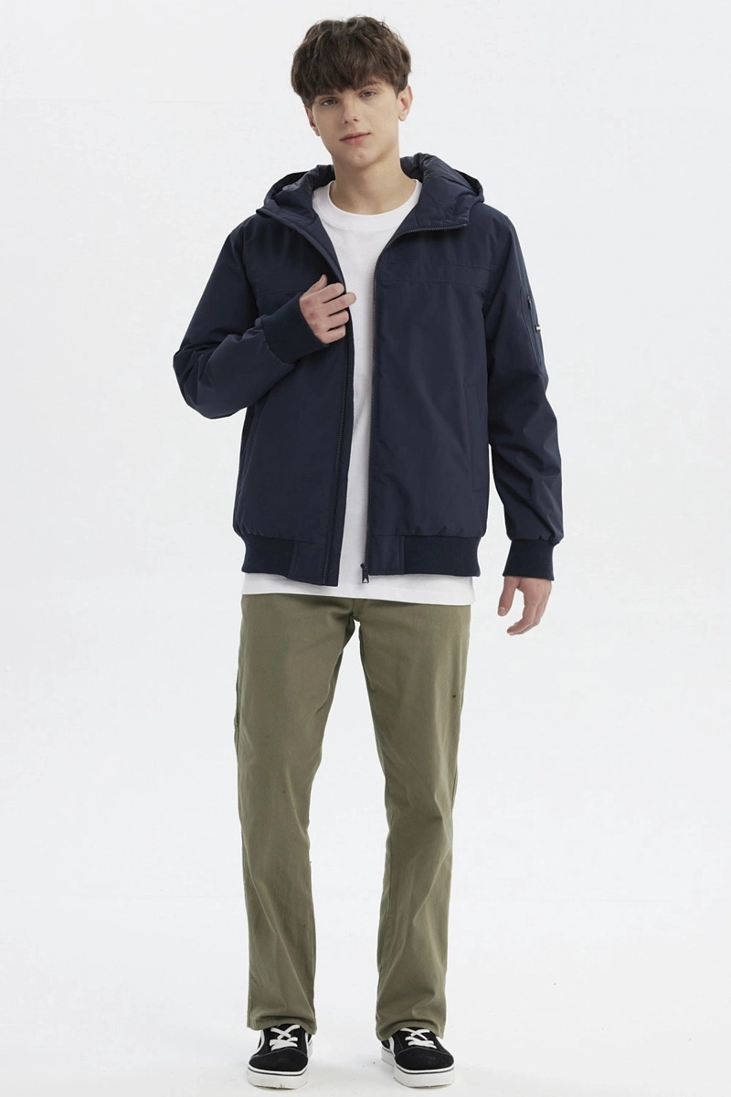 CHAQUETA HOMBRE SLIM JUVENIL AZUL - 4