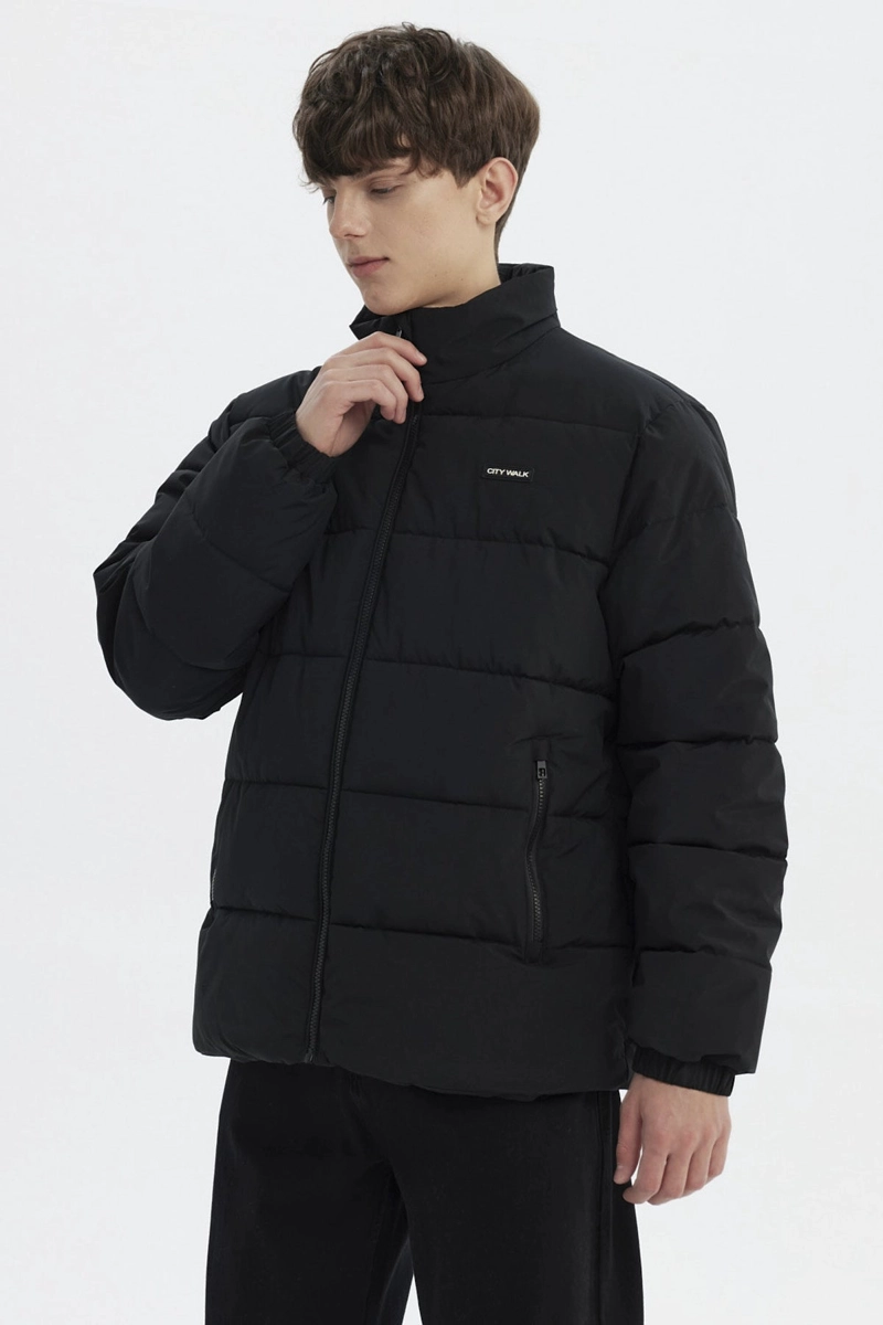 PARKA HOMBRE SLIM NEGRO - 2