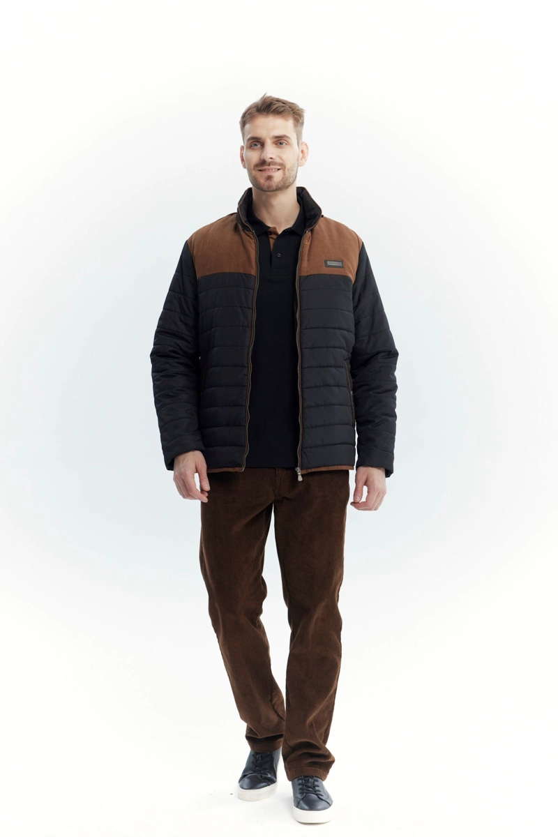 PARKA HOMBRE SLIM NEGRO - 4