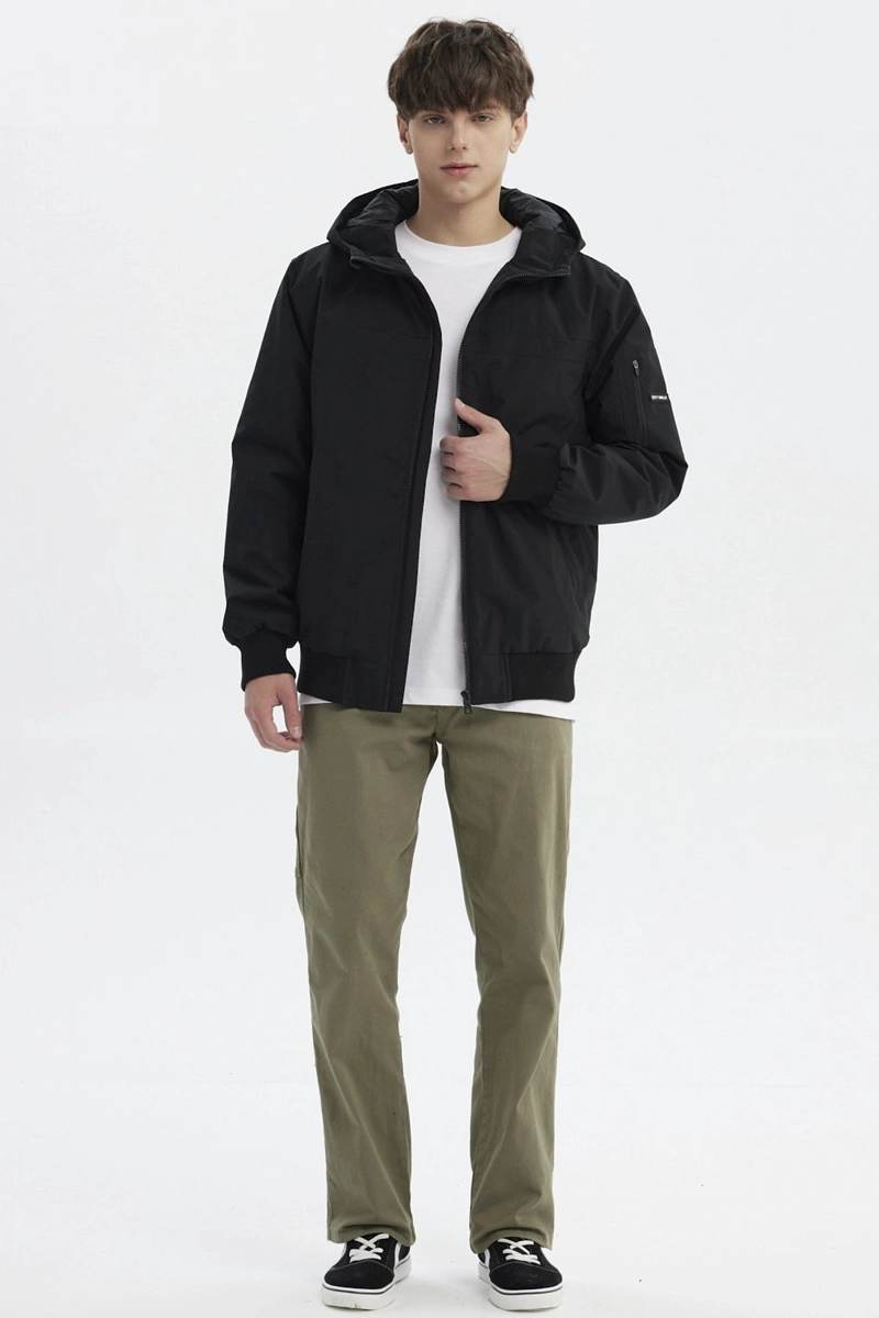 CHAQUETA HOMBRE SLIM JUVENIL NEGRO - 4