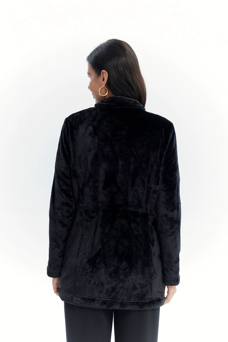 POLAR MUJER CINTURA AJUSTABLE NEGRO - 3