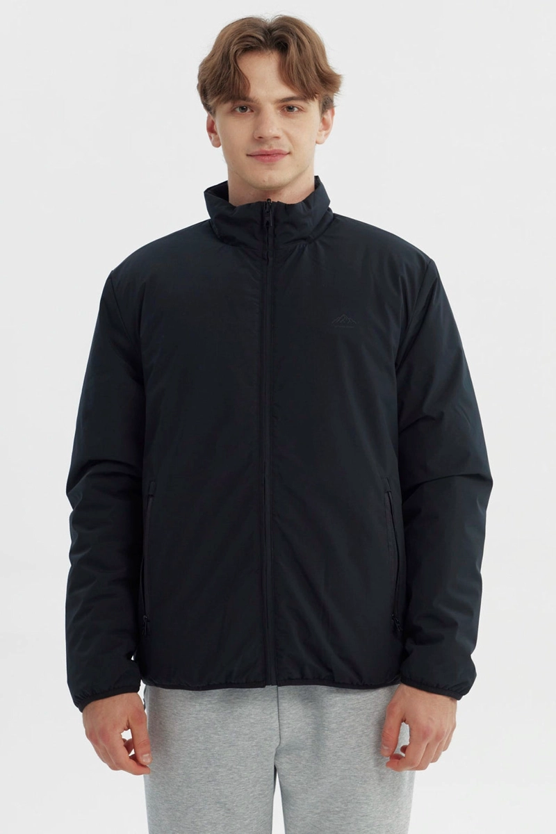 PARKA HOMBRE SLIM REVERSIBLE NEGRO - 1