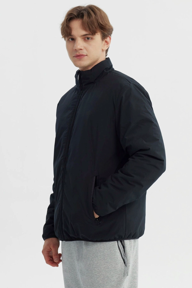PARKA HOMBRE SLIM REVERSIBLE NEGRO - 3