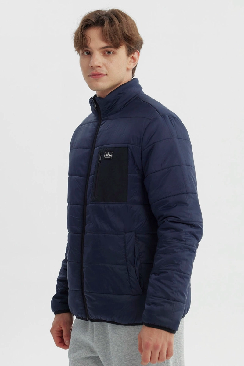 PARKA HOMBRE SLIM REVERSIBLE NEGRO - 4