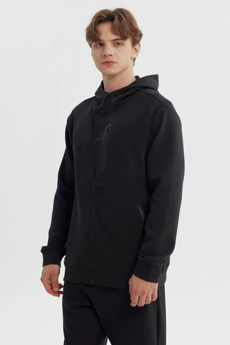 POLERON HOMBRE SLIM NEGRO - 2