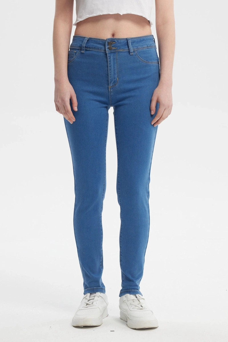 JEANS MUJER JENNY SKINNY  AZUL - 1