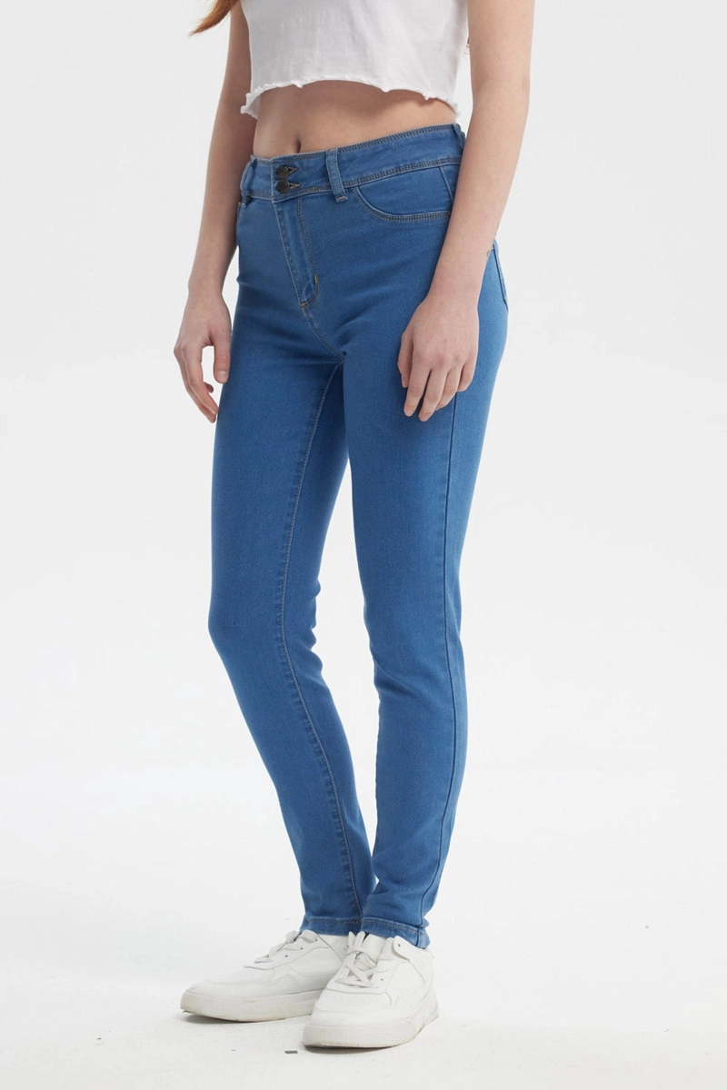 JEANS MUJER JENNY SKINNY  AZUL - 2