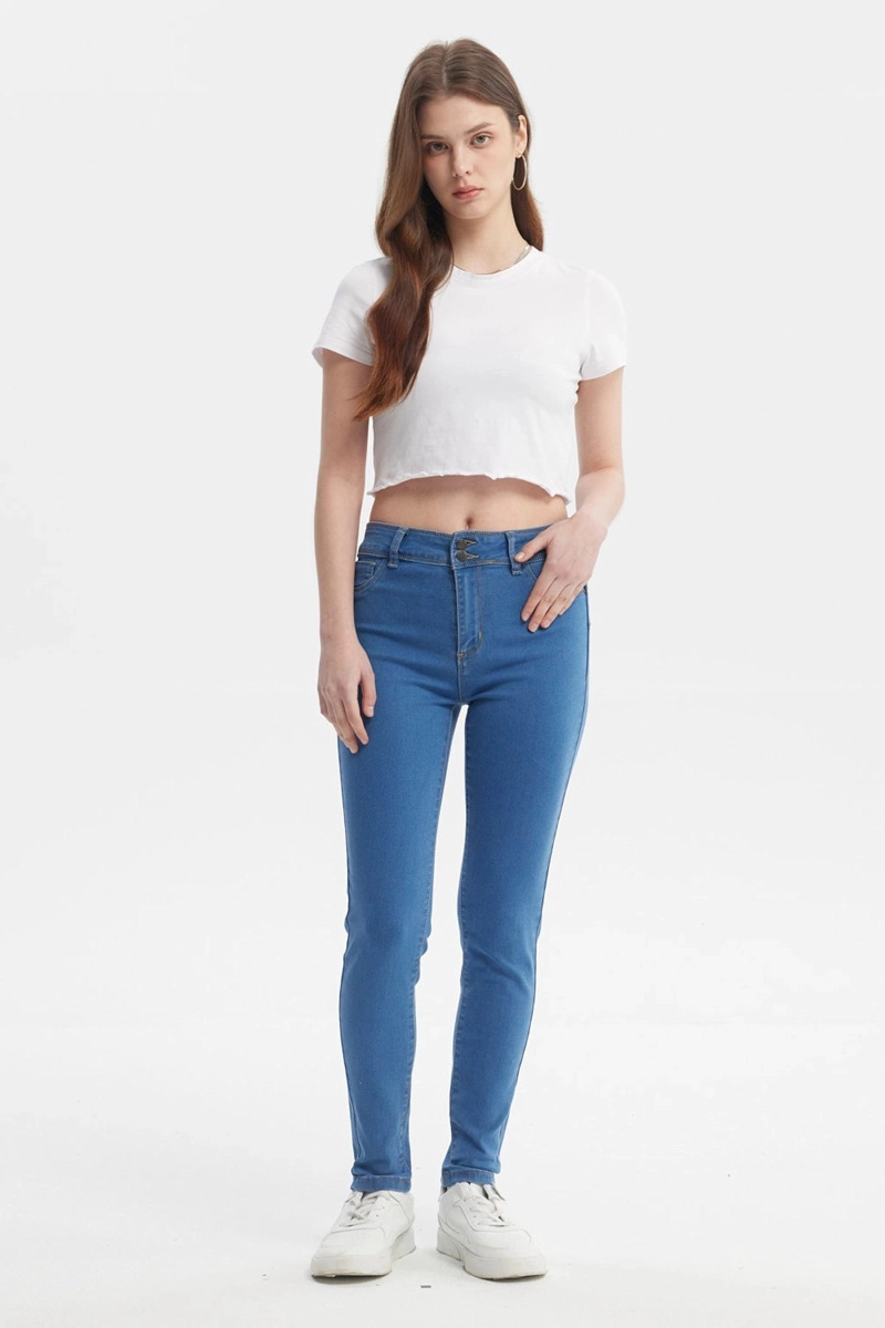 JEANS MUJER JENNY SKINNY  AZUL - 4