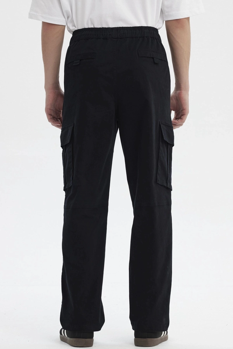 PANTALON HOMBRE JUVENIL CALCE RECTO NEGRO - 3