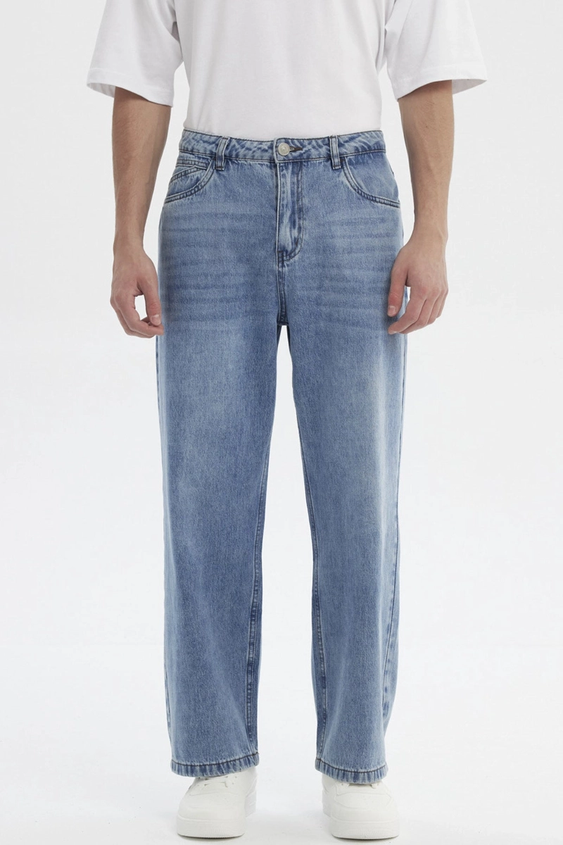 JEANS HOMBRE STRAIGHT AZUL CLARO - 1