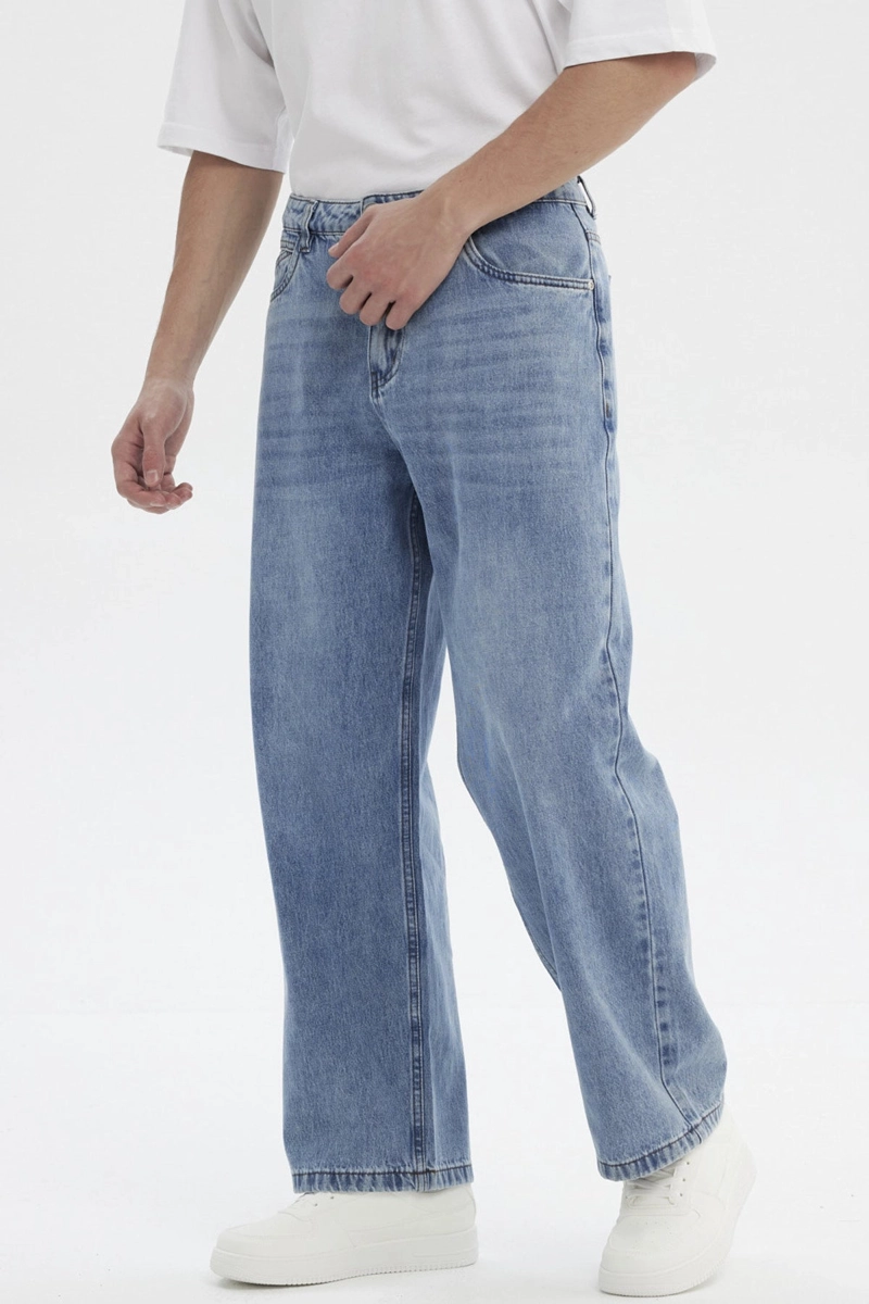 JEANS HOMBRE STRAIGHT AZUL CLARO - 2