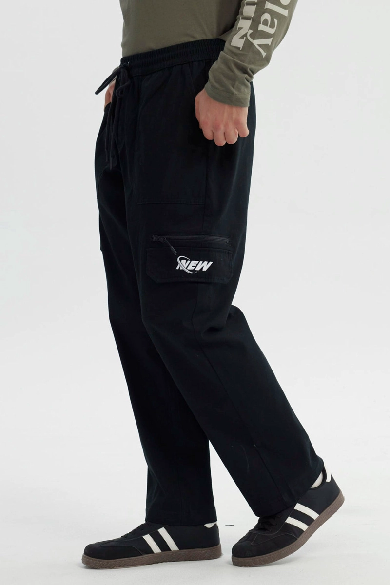 PANTALON HOMBRE CALCE RECTO NEGRO - 2