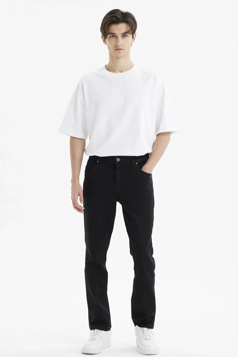 JEANS HOMBRE SLIM 701 NEGRO - 4