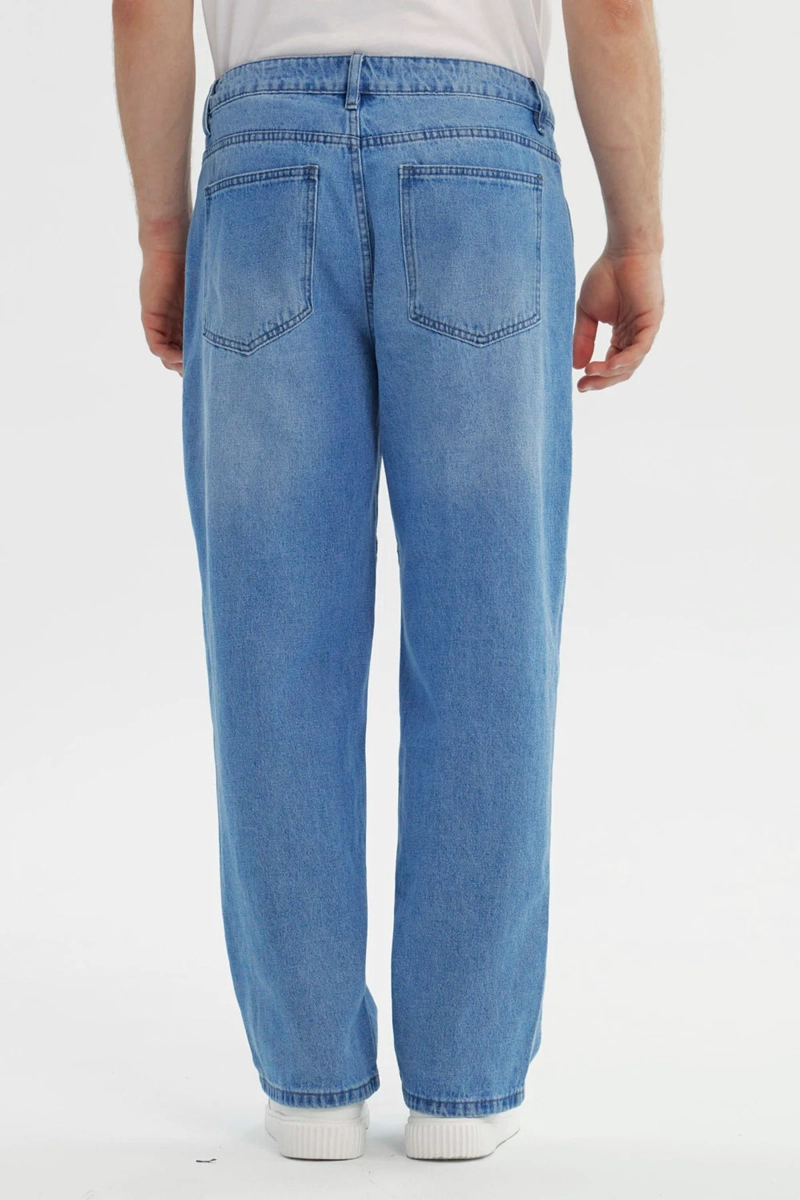 JEANS HOMBRE BAGGY AZUL CLARO - 3