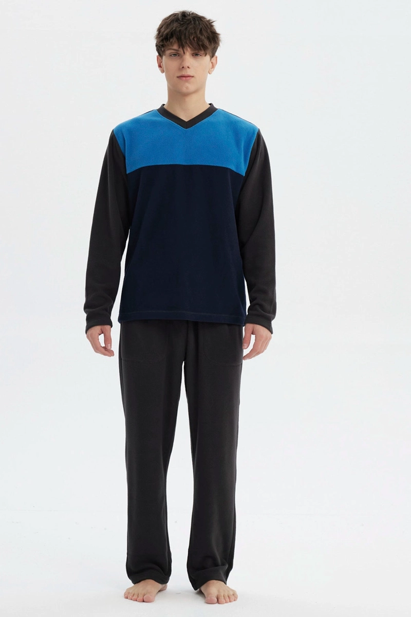 PIJAMA HOMBRE PIJAMA POLERA Y PANTALON MARENGO - 1