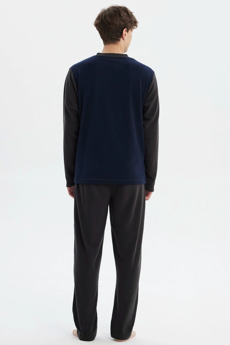 PIJAMA HOMBRE PIJAMA POLERA Y PANTALON MARENGO - 3