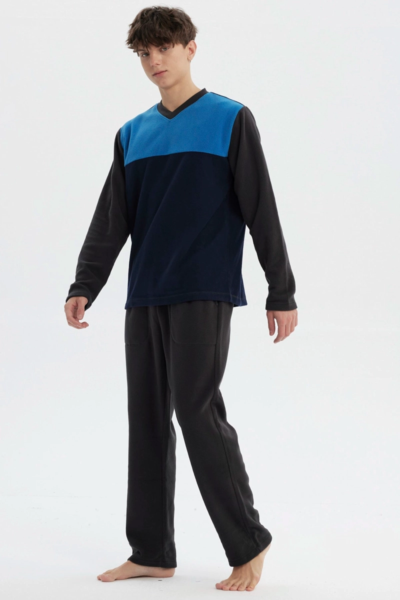 PIJAMA HOMBRE PIJAMA POLERA Y PANTALON MARENGO - 4