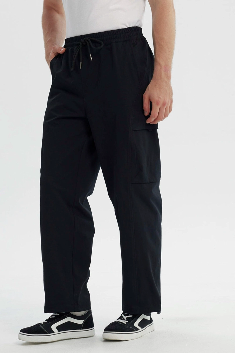 PANTALON HOMBRE CALCE RECTO NEGRO - 2