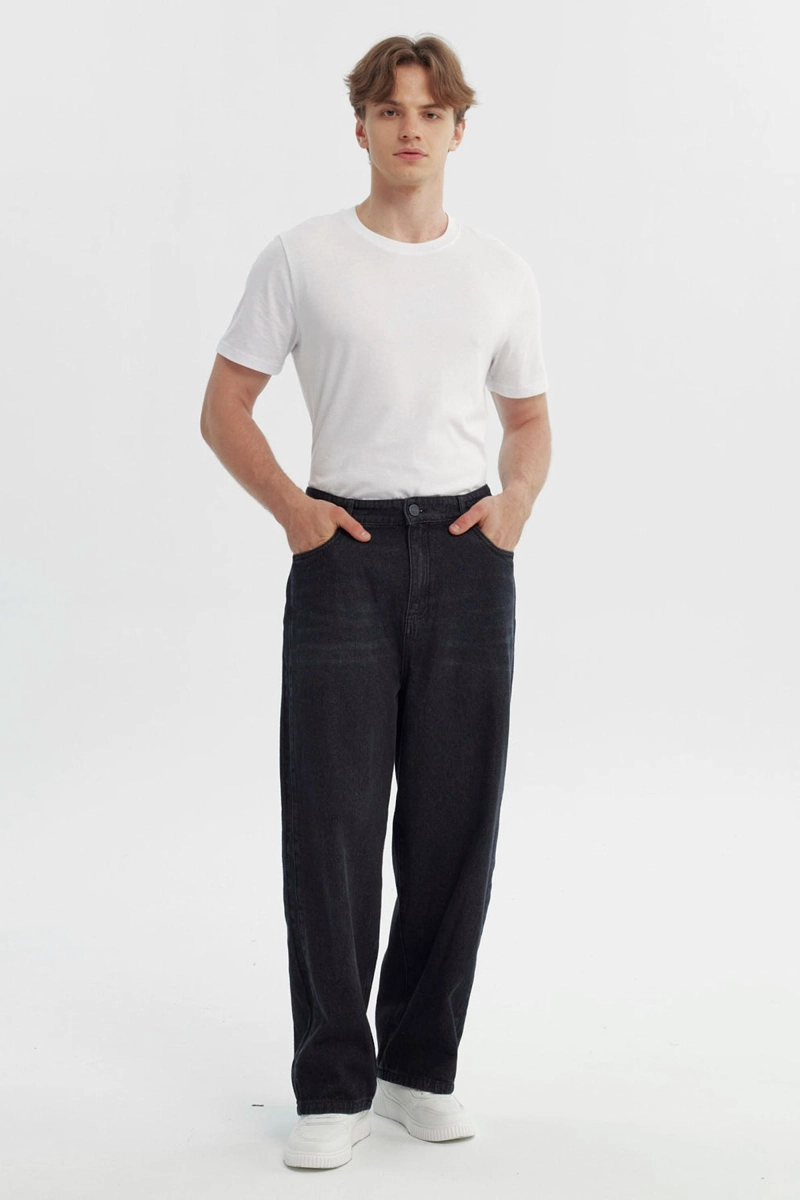 JEANS HOMBRE STRAIGHT NEGRO - 4