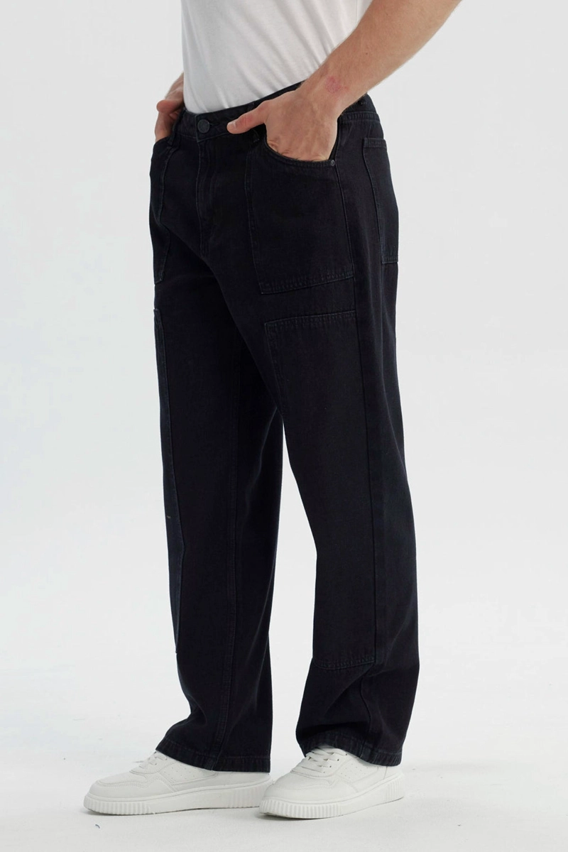 JEANS HOMBRE STRAIGHT NEGRO - 2