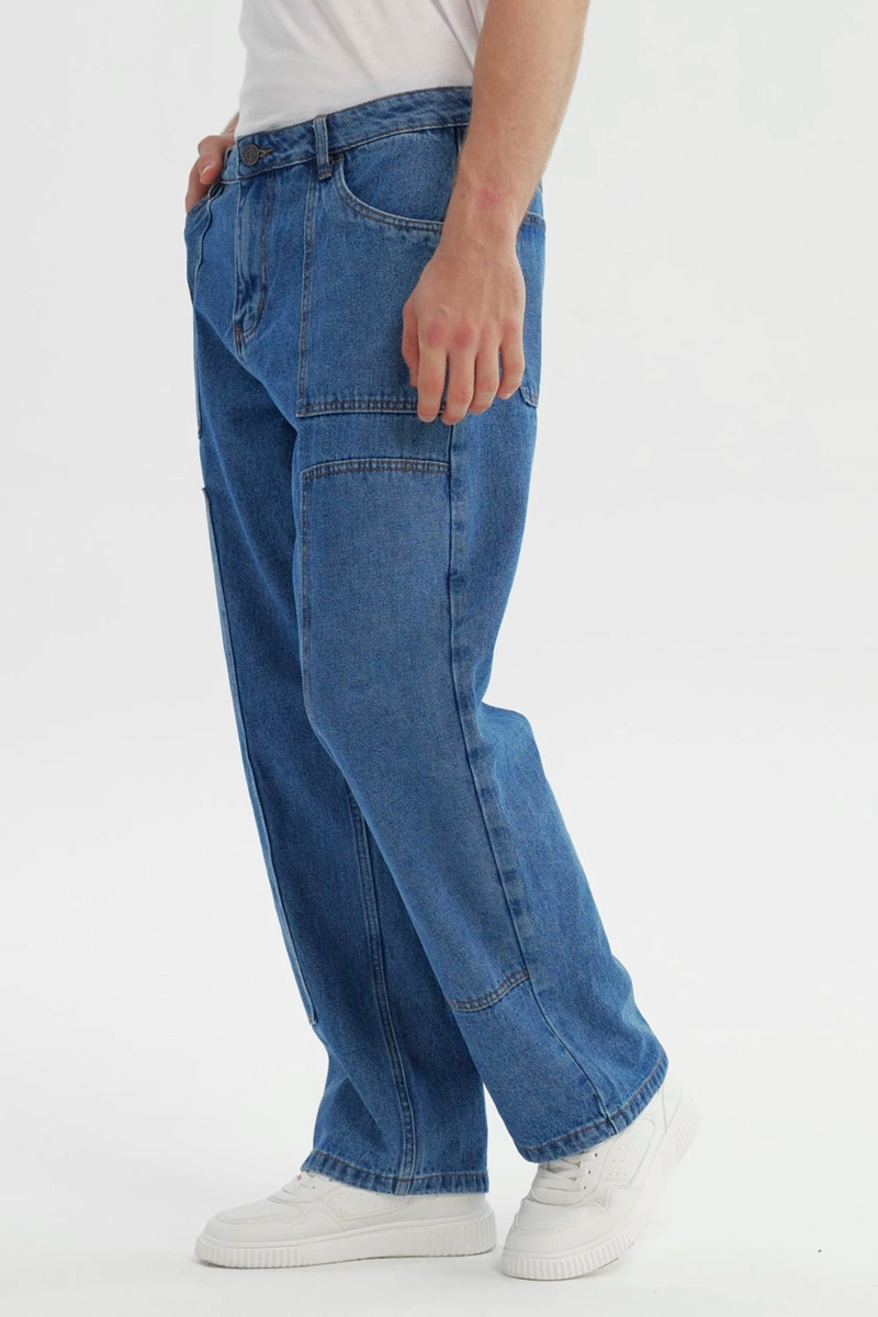 JEANS HOMBRE STRAIGHT AZUL - 2