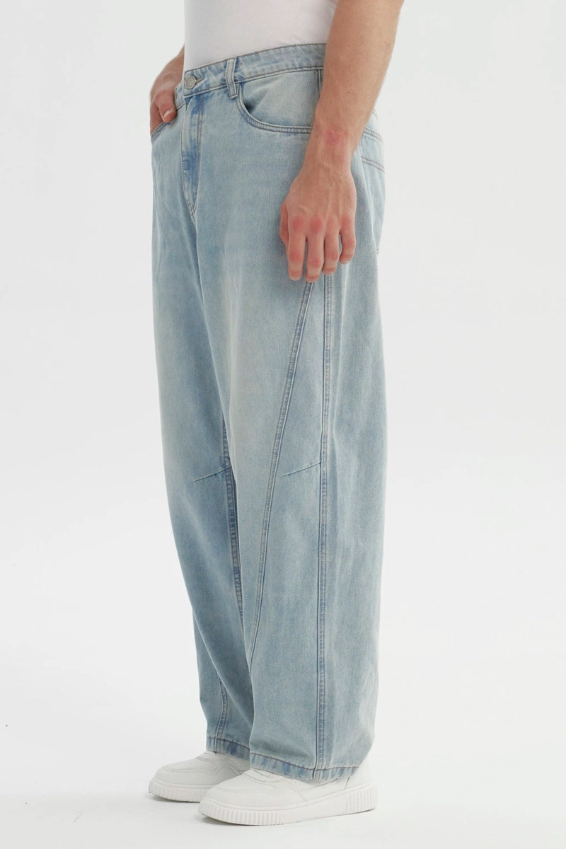 JEANS HOMBRE STRAIGHT AZUL CLARO - 2