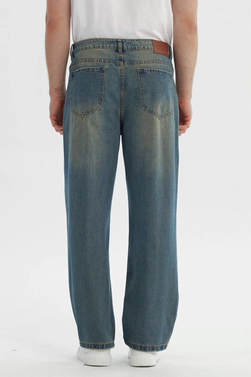 JEANS HOMBRE STRAIGHT AZUL RETRO - 3