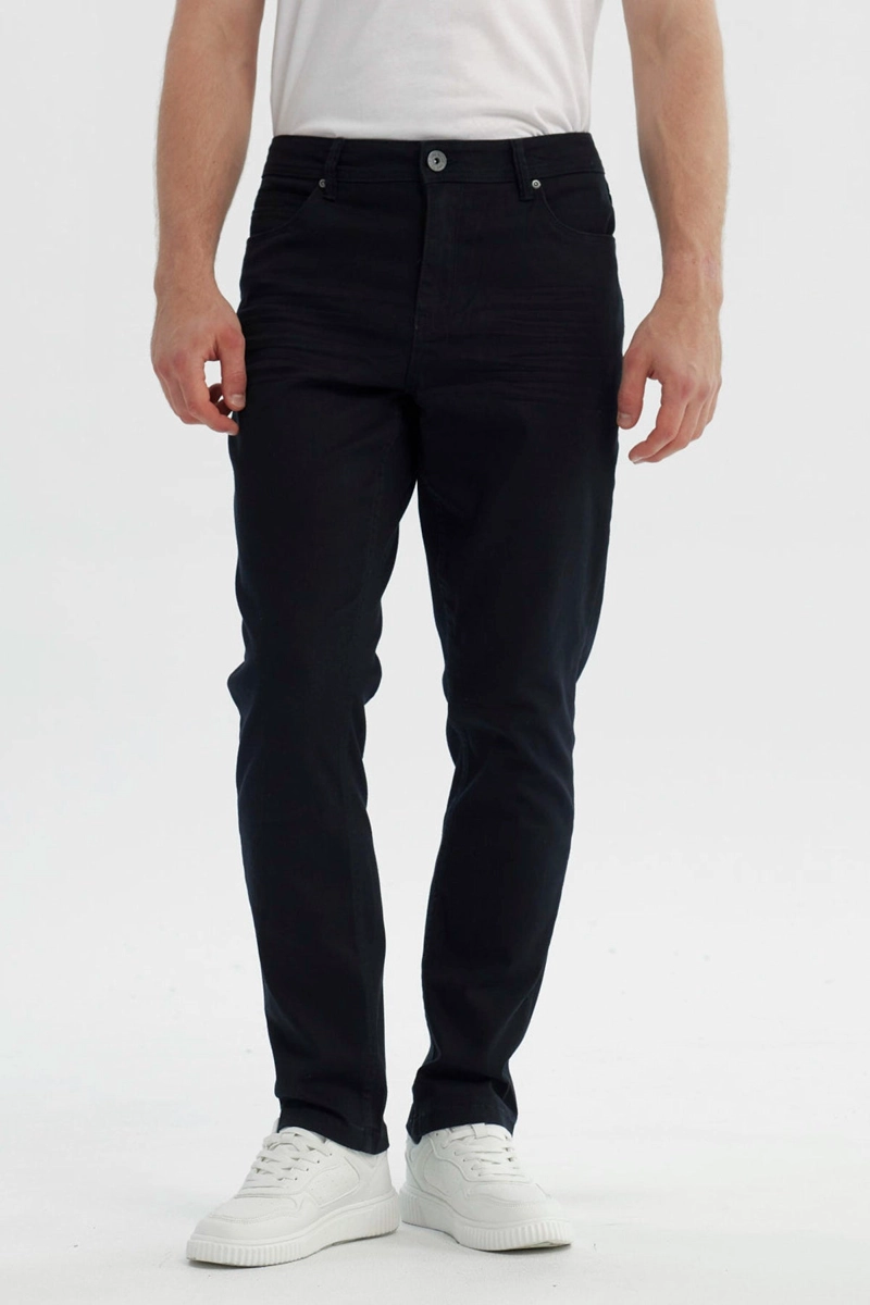 JEANS HOMBRE SLIM NEGRO - 1
