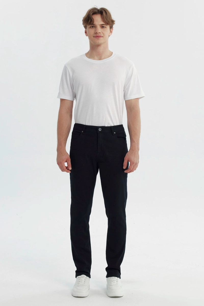 JEANS HOMBRE SLIM NEGRO - 4
