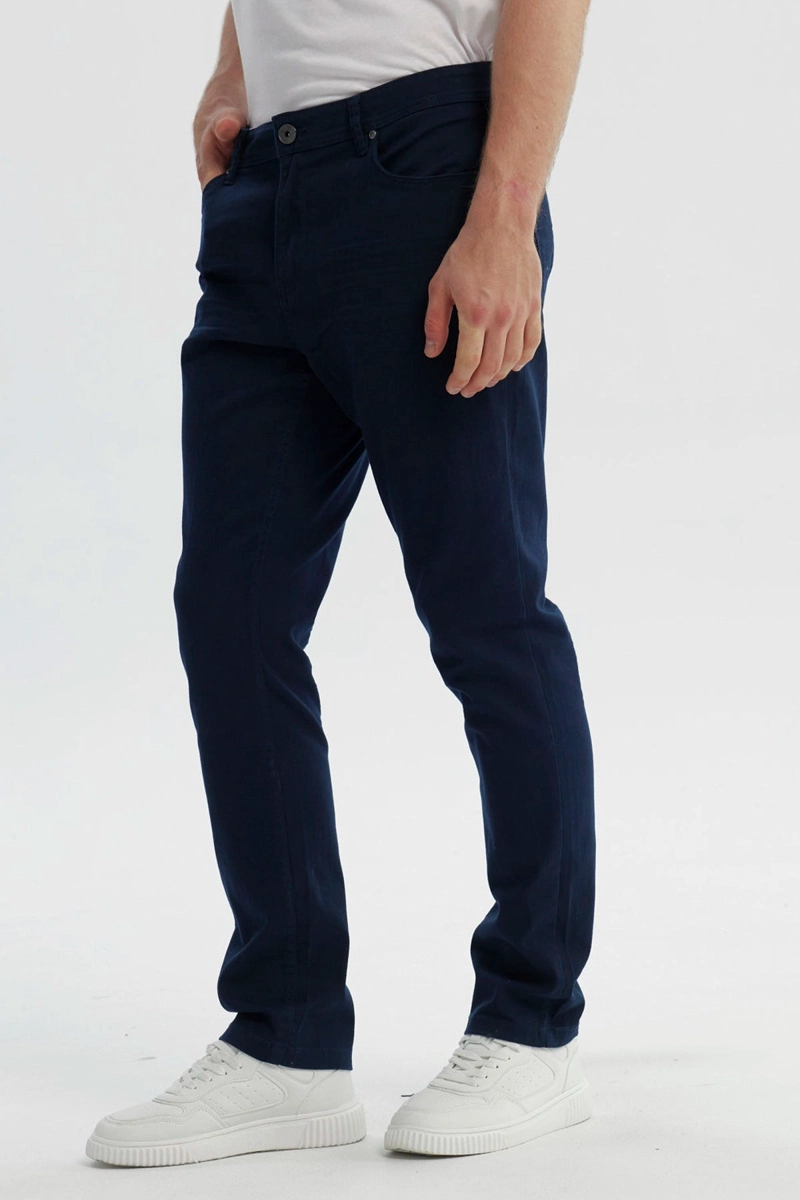 JEANS HOMBRE SLIM AZUL MARINO - 2
