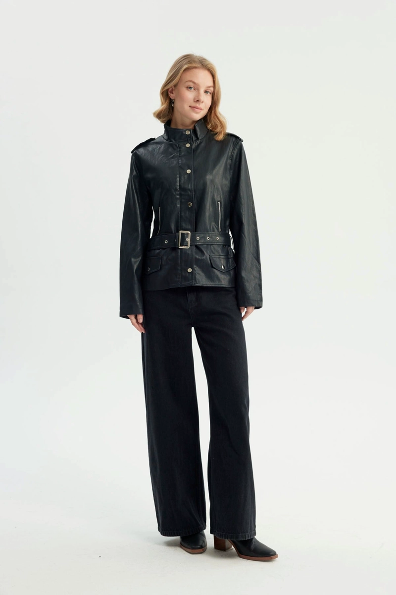 CHAQUETA MUJER CLASSIC NEGRO - 4